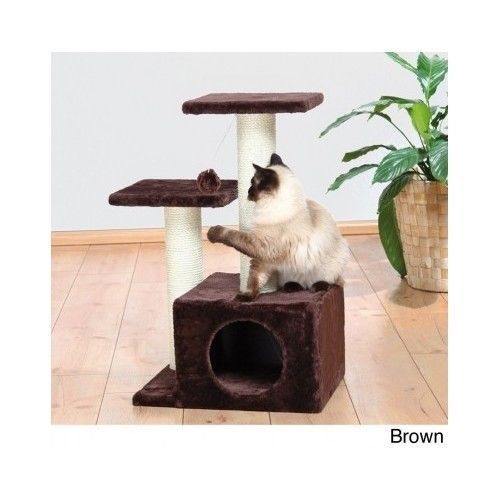 Cat Tree Condo Scratch Claw Climb Play House Crawl Nap Furniture Scratchers - £43.15 GBP