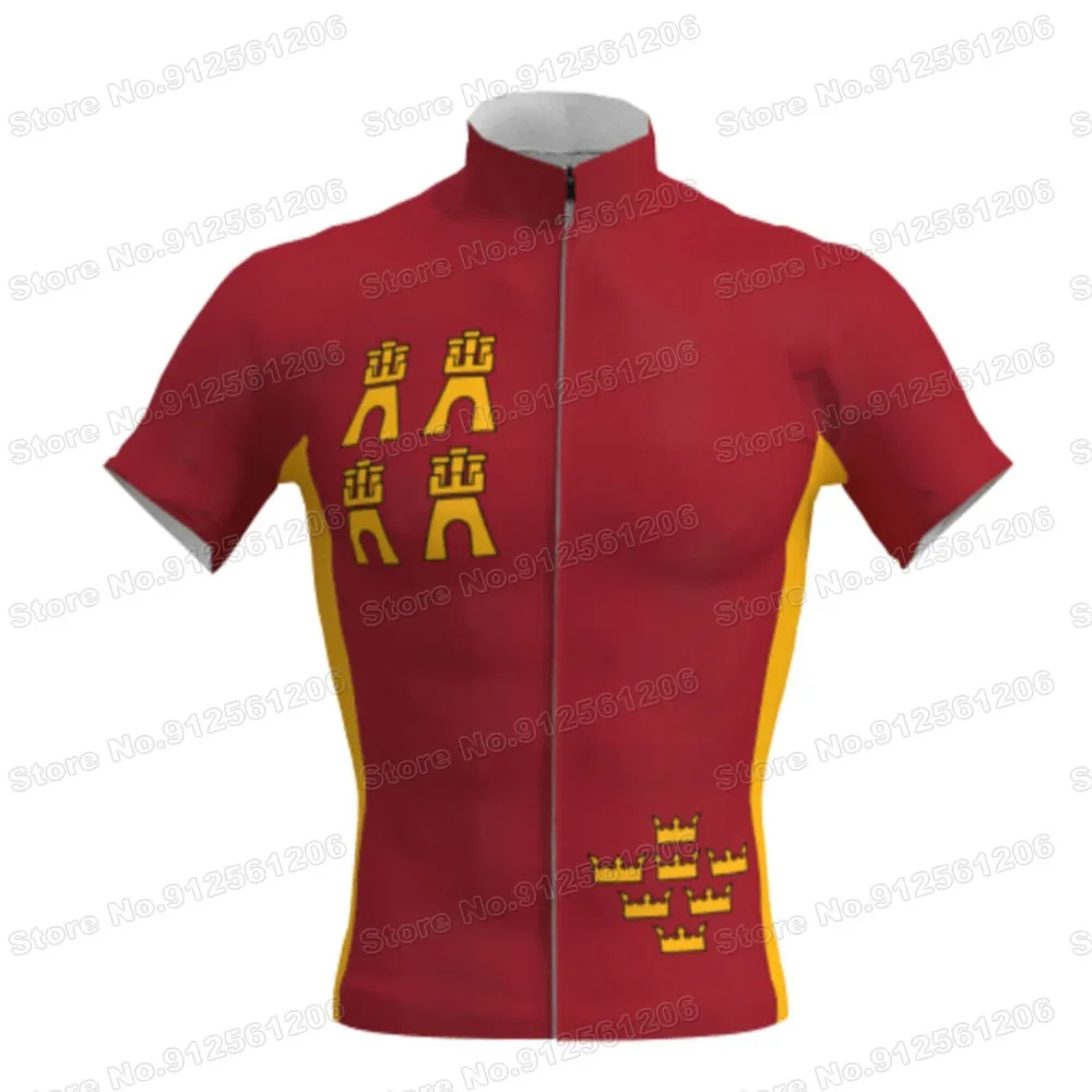 Sporting Murcia Cycling  Set Summer Cycling Clothing Road Bike Shirt Suit Bicycl - £46.10 GBP