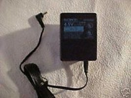 Sony power supply 4.5v 4.5 volt = Minidisc CD MP3 MD MZR3 cable plug VAC... - $14.80