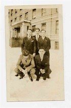 Hebrew National Orphan Home 5 Boys in Suits Photo Manhattan New York 1920&#39;s - £98.69 GBP