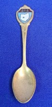 VINTAGE GOLD COLOR OHIO COLLECTOR SPOON OUTLINE OF STATE OF OHIO 3.5&quot; SO... - $12.19