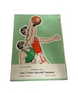 1950 PROGRAM WYOMING HIGH SCHOOL STATE BASKETBALL TOURNAMENT CLASS A DIS... - £15.40 GBP