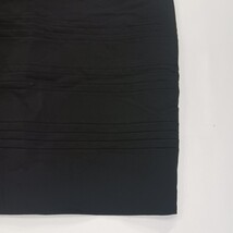 Larry Levine Straight RN#103715 Women's 8 Rear Zipper & Slit Black Pencil Skirt image 14
