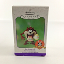 Hallmark Keepsake Easter Tree Ornament Looney Tunes Taz Paint Egg Vintage 2001 - £19.74 GBP