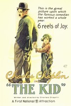 CHARLIE CHAPLIN POSTER 27x40 INCHES THE KID MOVIE POSTER 69x101 CMS - £27.45 GBP