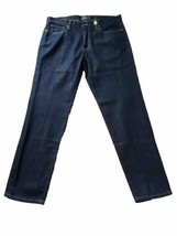 Lucky Brand 221 Men&#39;s 38X32 Jeans Blue Denim Dark Wash Original Straight... - £15.53 GBP