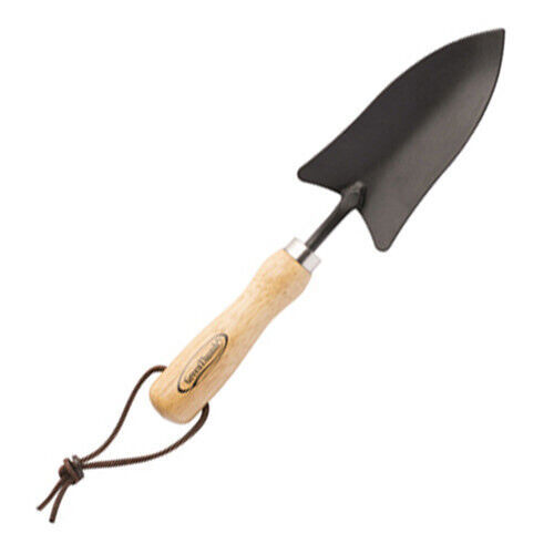 Green Thumb Gt4315 Transplanter W/ Wood Handle &amp; Hang Up Hole, Black Pow... - $19.16