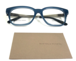 Bottega Veneta Eyeglasses Frames BV242 F2G Clear Blue Rustic Gray 51-17-140 - $111.99