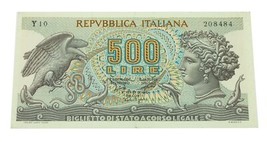 Billete De 500 Liras De Italia De 1966 (XF, Extra Fine) P# 93a - $621.27 MXN