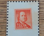 US Stamp Benjamin Franklin 1/2c Used Orange - £0.74 GBP