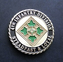 Army 4th Infantry Division Patriotic Series Challenge Coin 1.75 Inches New Case - £8.75 GBP