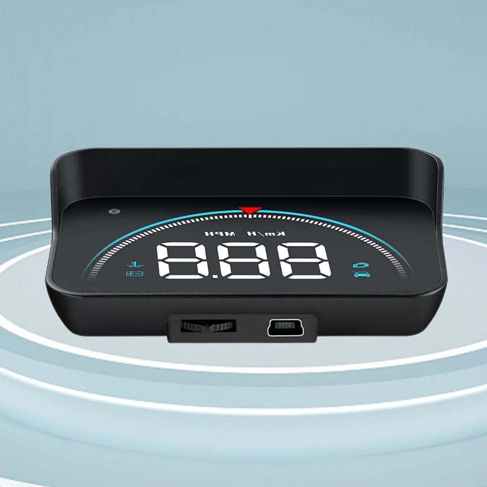 Car Digital HUD LED Display Electronic GPS Speed Detector Big Font Digital GPS - £26.79 GBP