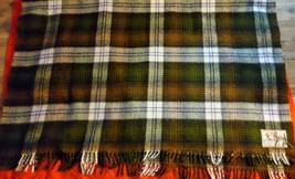 Vintage Wollen Dekens Wool Blanket AaBe Brown Plaid 54x60 Soft Feel Throw - £184.96 GBP