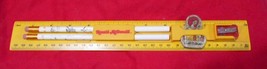 Lot: McDonald Ruler Set-2 Pencils Eraser &amp; Pencil Sharpener &amp; Stencil - 1992 Toy - £14.81 GBP