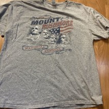 Mount Rushmore Mens Size X-Large Gray T-Shirt National Memorial Delta Pro Weight - £7.89 GBP