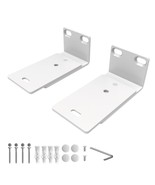 Adjustable Wall Mount Kit for Smart Soundbars and TV Speakers in White - $76.22