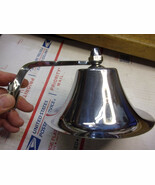 Perko Fog Bell 6 Inch Nickel Chrome over Brass Boat Fog Bell with mount - $1,111.92 MXN