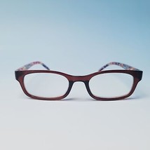 Foster Grant eyeglasses frames reading +2.00 LO115 Katie floral leaf 49-19 140  - £11.22 GBP