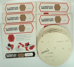 Sears 9&quot;Aluminum Oxide Abrasive Sanding Discs - Fine 120 - Lot of 42 Dis... - £37.94 GBP
