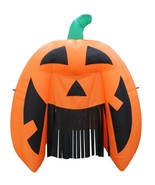 8 Foot Halloween Inflatable Haunted Pumpkin Monster Archway Arch Yard De... - £123.89 GBP