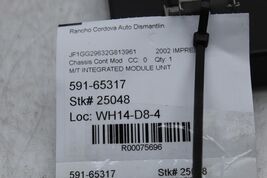 Chassis ECM Multifunction Integrated Unit Manual Fits 02-03 IMPREZA 75696 image 2