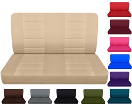 Front bench seat covers made to fits 1966-1972 Ford Bronco pickup  15 colors - $79.99