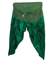 Vintage Embossed Green silk Harem Baggy Gypsy Boho Hippie Yoga Pants Unisex - £19.84 GBP