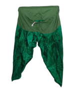 Vintage Embossed Green silk Harem Baggy Gypsy Boho Hippie Yoga Pants Unisex - £19.46 GBP