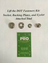 Lift the Dot S.S Socket, Backing Plates, and Eyelet Attached Stud 20 sets - $29.02