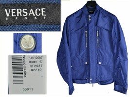 VERSACE Men&#39;s Jacket European L / International M €450 Here Less! VE06 T2G - £111.74 GBP