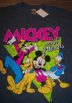 Walt Disney Mickey Mouse Goofy Donald Duck Pluto T-Shirt Large New w/ Tag - £15.82 GBP