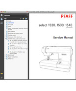 Pfaff Select 1520, 1530 &amp; 1540 Repair SERVICE MANUAL &amp; Parts -2- MANUALS... - £19.71 GBP