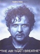 Simply Red Poster Promo Blue - $8.99