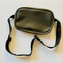 Olive Green Faux Leather Fanny Pack Belt Bag - Adjustable Strap - £10.00 GBP