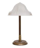 Art Déco Table Lamp "Boston Globe" Brass Lamp Unique - $589.49