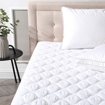The Queen-Sized Defend-A-Bed Deluxe Quilted Waterproof Mattress Protector From - £28.11 GBP