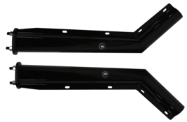 TBOZZ Gloss Black Spring Loaded Mud Flap Hanger 2.5in Bolt Spacing 27in Length - £45.49 GBP