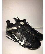 Nike Diamond Elite Metal Baseball Cleats 467983-011 Black Size 8.5 FAST ... - $34.53