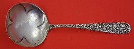 Repousse by Jacobi and Jenkins Sterling Silver Gravy Ladle w/ 4 leaf clover 8&quot; - £162.15 GBP