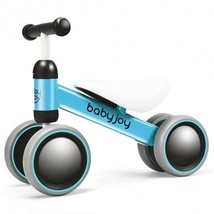 Baby Balance Bike for 2 Years Old Boys Girls No Pedal 4 Wheels-Blue - Color: Blu - $115.99