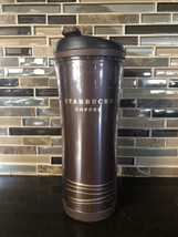 Starbucks Holiday Limited 2008 Edition Brown and Gold 12 oz Tumbler - £6.30 GBP