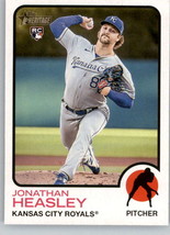 2022 Topps Heritage High Number #713 Jonathan Heasley NM-MT RC Rookie S ID:68129 - $3.95