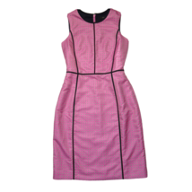NWT J.Crew Paneled Sheath in Dusty Peony Pink Foulard Print Sleeveless Dress 6T - £49.56 GBP