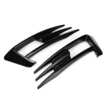 Glossy Black Front Fog Lamp Eyebrow Cover Trim fits Volkswagen Golf MK7 2014-201 - £46.81 GBP