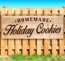 Homemade Holiday Cookies Advertising Vinyl Banner Flag Sign Many Sizes Usa - £14.25 GBP+