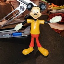 Vintage 70s Walt Disney Productions  Mickey Mouse Bendable Figure  - £7.61 GBP