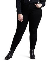 $70 Levi&#39;s Black Squared 720 High-Rise Super Skinny Jeans Black 26W x 30 Medium - £9.43 GBP