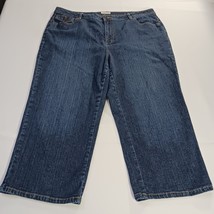 St. John's Bay RN#93677 Women's Blue Cotton Blend Stretch Jeans Sz 18W (38×21) image 7