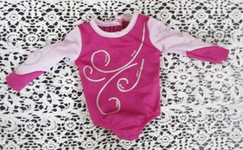 American Girl Pink &amp; Fuchsia Bodysuit - £6.57 GBP