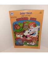 Vintage 1984 Shirt Tales Make and Play Sticker Fun Book NEW Mobile Puppe... - £18.60 GBP
